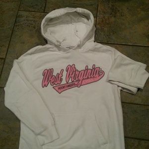 NEW LADIES LARGE WEST VIRGINIA HOODIE